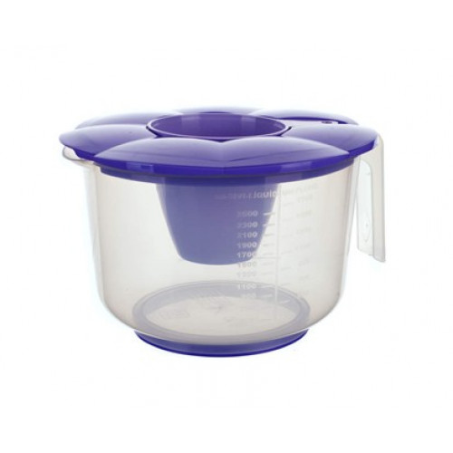 BANQUET Accasa műanyag keverőtál mérőpohárral, 2500 ml 55G242