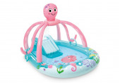 INTEX Friendly Octopus Felfújható játszóközpont. 234 x 183 x 150 cm 56138