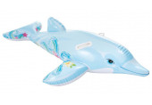 INTEX Felfújható delfin matrac, 175 x 66 cm 58535NP