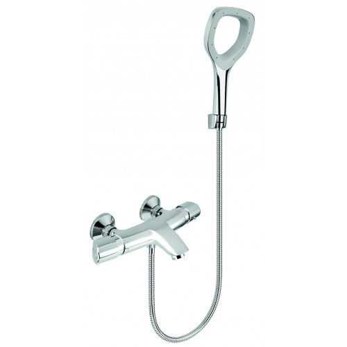 NOVASERVIS METALIA 57 ECO+ termosztátos kádcsaptelep zuhanyszettel, króm 57921,0E