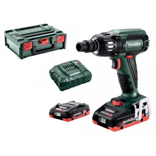 Metabo 602205800 SSW 18 LTX 400 BL Akkus ütvecsavarozó, 18V 2X4.0 Ah, MetaBOX