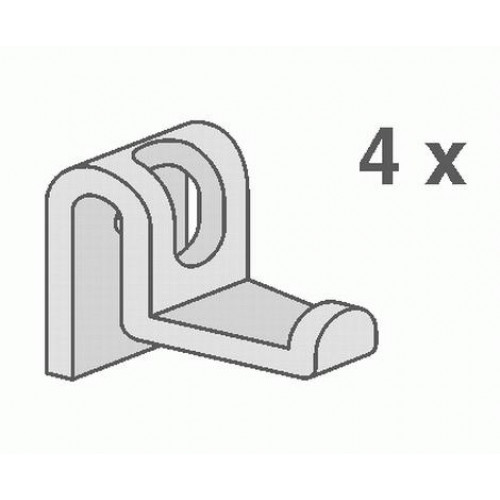 ABUSANITAIR Akasztó Abu Multisethez, 4 db, antracit 60A04000099