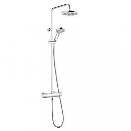 KLUDI A-Qa Thermostat Dual Shower System zuhanyrendszer, króm, 6609505-00