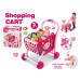 G21 Játék zenélő bevásárlókocsi kiegészítőkkel, rózsaszín 690844