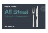 Fiskars All Steel Steak-evőeszköz készlet, 24 db 1027505 
