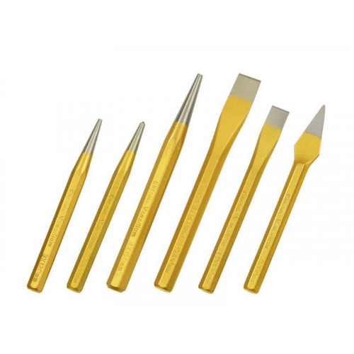 EXTOL PREMIUM lyukasztó, pontozó és véső klt. 6db CV. HRC 52-58 8801820