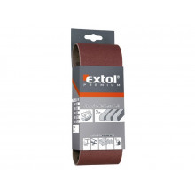 EXTOL PREMIUM Csiszolószalag, P100, 533 x 75 mm, 3 db 8803530