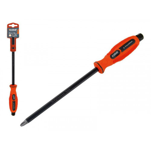 EXTOL PREMIUM mágneses üthető csavarhúzó PH2×100 mm HRC 56-60, CrMoV 8819128 EXTOL PREMIUM mágneses üthető csavarhúzó PH2×100 mm HRC 56-60, CrMoV 8819128