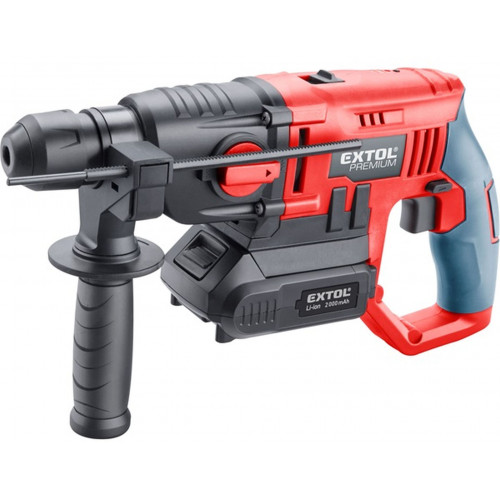 Extol akkus ütvefúró SDS Plus, 20V, Li-ion, 1db akku, 1db töltő, 2000 mAh, 1,2J 8891818