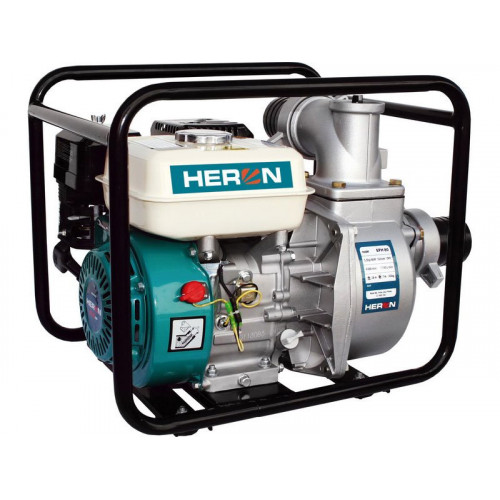 HERON EPH-80 benzinmotoros vízszivattyú, 6,5 LE, max.1100l/min, max.28m emelőmag 8895102