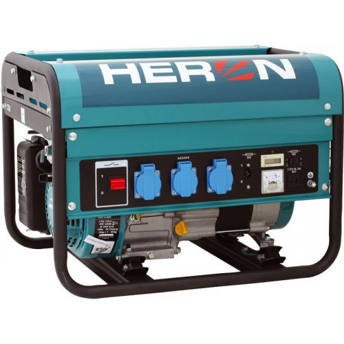 HERON EGM-25 AVR benzinmotoros áramfejlesztő, max 2300 VA, egyfázisú 8896111