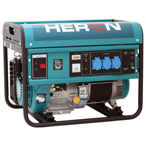 Heron benzinmotoros áramfejlesztő, egyfázisú 5.5KVA (8896113)