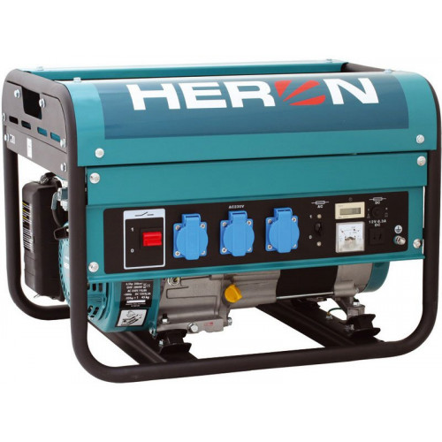 HERON EGM-30 AVR benzinmotoros áramfejlesztő, max 2800 VA, egyfázisú 8896116