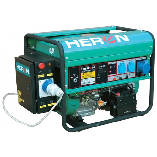HERON EGM-68 AVR-1E benzinmotoros áramfejlesztő + HAE-1 indító automatika 8896121-AU1