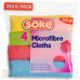 SÖKE Microfibre törlőkendő, 4 db 97044191