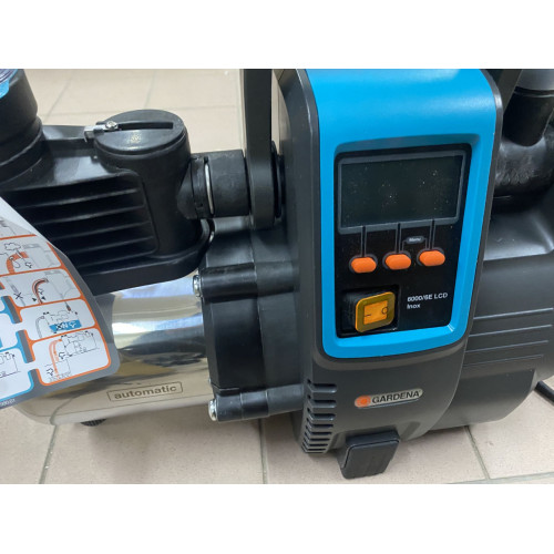 KIÁRUSÍTÁS GARDENA 6000/6E LCD Inox Premium automata szivattyú 1760-20 SZERVIZELT
