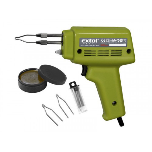 EXTOL CRAFT forrasztópisztoly kofferben, 100 W 9921 EXTOL CRAFT forrasztópisztoly kofferben, 100 W 9921