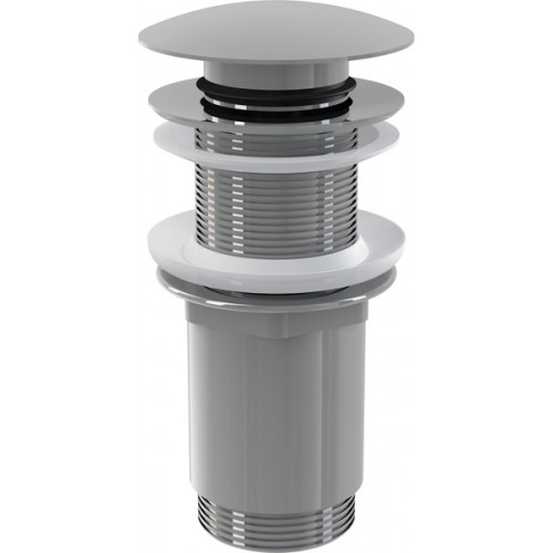 ALCAPLAST Click/Clack mosdó leeresztő túlfolyó nélkül, fémből, nagy dugóval, 5/4" A395