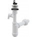 ALCAPLAST mosdószifon DN40 rozsdamentes leeresztővel és csatlakozóval, DN63 A41P