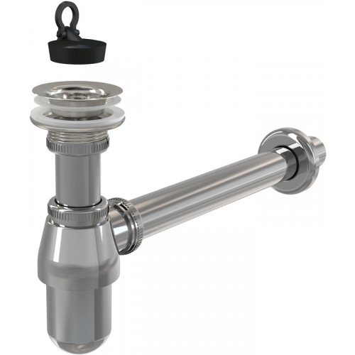 ALCAPLAST mosdószifon DN32, 5/4" leeresztővel, fém A437