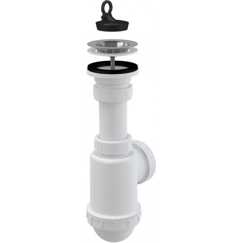 ALCAPLAST mosogató szifon rozsdamentes leeresztővel, DN70 A441-DN50/40 ALCAPLAST mosogató szifon rozsdamentes leeresztővel, DN70 A441-DN50/40