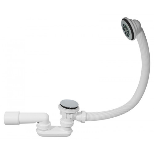 ALCAPLAST Click/Clack kádszifon készlet, króm A505CRM ALCAPLAST Click/Clack kádszifon készlet, króm A505CRM