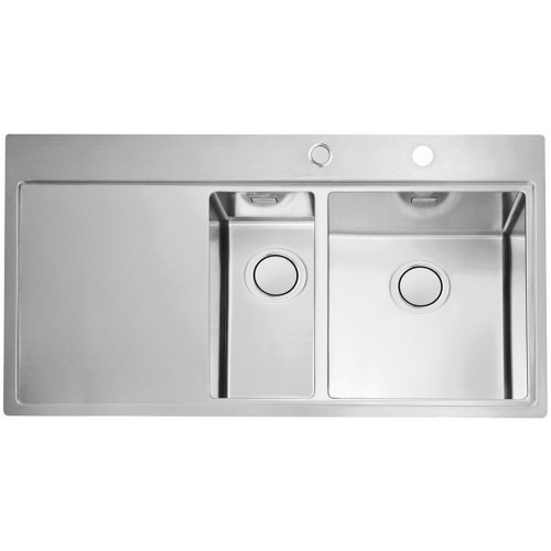 ALVEUS PURE 60 UP rozsdamentes mosogató, 980 x 525 mm, jobbos 1123794