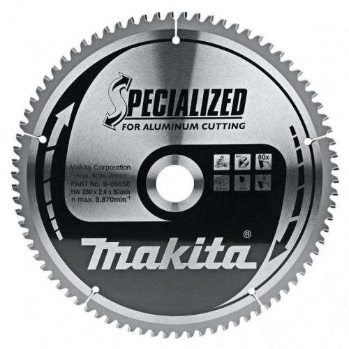 Makita B-33320 Specialized körfűrészlap, 260x30mm 80Z= old B-09656