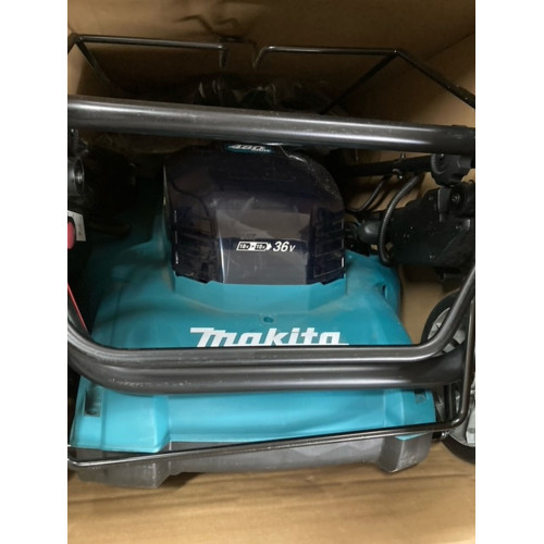 KIÁRUSÍTÁS Makita DLM481Z Önjáró fűnyíró 480mm Li-ion LXT 2x18V akku nélkül SZERVIZELT