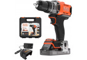 Black & Decker BCD382D1XK-QW Akkus fúró-csavarozó (45Nm/18V/1x2,0Ah) koffer