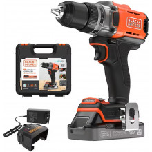 Black & Decker BCD382D1XK-QW Akkus fúró-csavarozó (45Nm/18V/1x2,0Ah) koffer