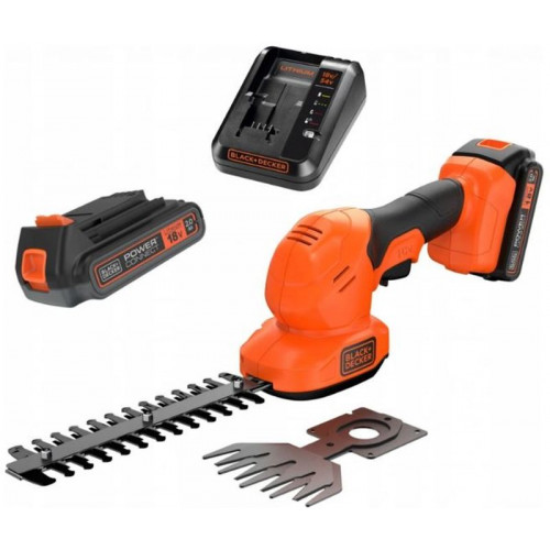 Black & Decker BCSS18D1-QW PowerConnect Akkumulátoros sövényvágó (20cm/18V/1x2,0Ah)
