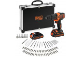 Black & Decker BDCHD18BAFC-QW Akkus fúró-csavarozó (40Nm/18V/2x1,5Ah)koffer+tartozékszett