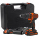 Black & Decker BDCHD18K1B2-QW Akkus ütvefúró-csavarozó (40Nm/18V/2x2,0Ah) koffer
