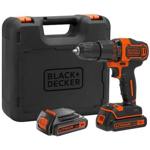 Black & Decker BDCHD18KB-QW Akkus ütvefúró-csavarozó (40Nm/18V/2x1,5Ah) koffer