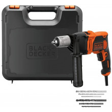 Black & Decker BEH850K-QS Ütvefúró (850 W/13 mm) koffer