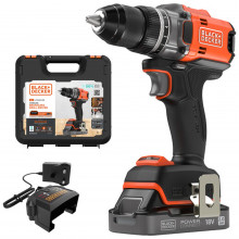 Black & Decker BLD682D1XK-QW Akkus fúró-csavarozó (50Nm/18V/1x2,0Ah) koffer