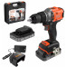 Black & Decker BLD683D2XK-QW Akkus ütvefúró-csavarozó (50Nm/18V/2x2,0Ah) koffer