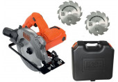 Black & Decker CS1250LKA-QS Körfűrész (190mm/1250W), 2x korong és koffer
