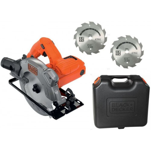 Black & Decker CS1250LKA-QS Körfűrész (190mm/1250W), 2x korong és koffer