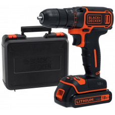 Black & Decker BDCDC18K-QW Akkus ütvefúró/csavarozó (1x1,5Ah/18V) koffer