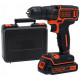 Black & Decker BDCDC18K-QW Akkus ütvefúró/csavarozó (1x1,5Ah/18V) koffer