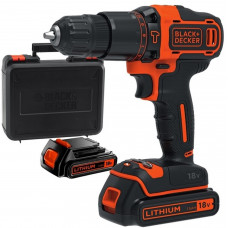 Black & Decker BDCHD18KB Akkus ütvefúró-csavarozó (2x1,5Ah/18V) Koffer