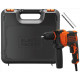 Black & Decker BEH550K-QS Ütvefúrógép (17Nm/550W) koffer