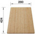 BLANCO SOLIS bambusz vágódeszka, 424 x 280 mm 239449