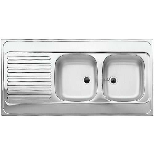 BLANCO R-ZS 12x6-2 rozsdamentes mosogatótálca, 120x60x15 cm, natúr, forgatható 510505