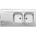 BLANCO R-ZS 12x6-2 rozsdamentes mosogatótálca, 120x60x15 cm, natúr, forgatható 510505