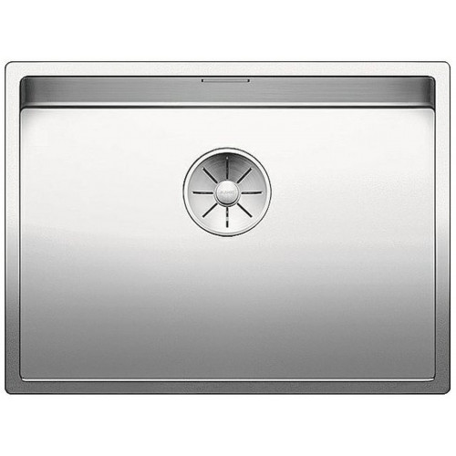 BLANCO CLARON 550-U InFino rozsdamentes mosogató, selyemfényű 521579