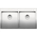 BLANCO CLARON 400/400-IF/A InFino rozsdamentes mosogató dugókiemelővel, selyemfényű 521654