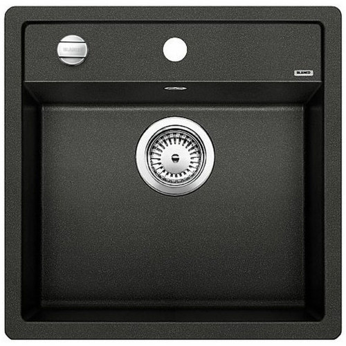 BLANCO DALAGO 5-F szilgránit mosogató dugókiemelővel, fekete 525872 BLANCO DALAGO 5-F szilgránit mosogató dugókiemelővel, fekete 525872